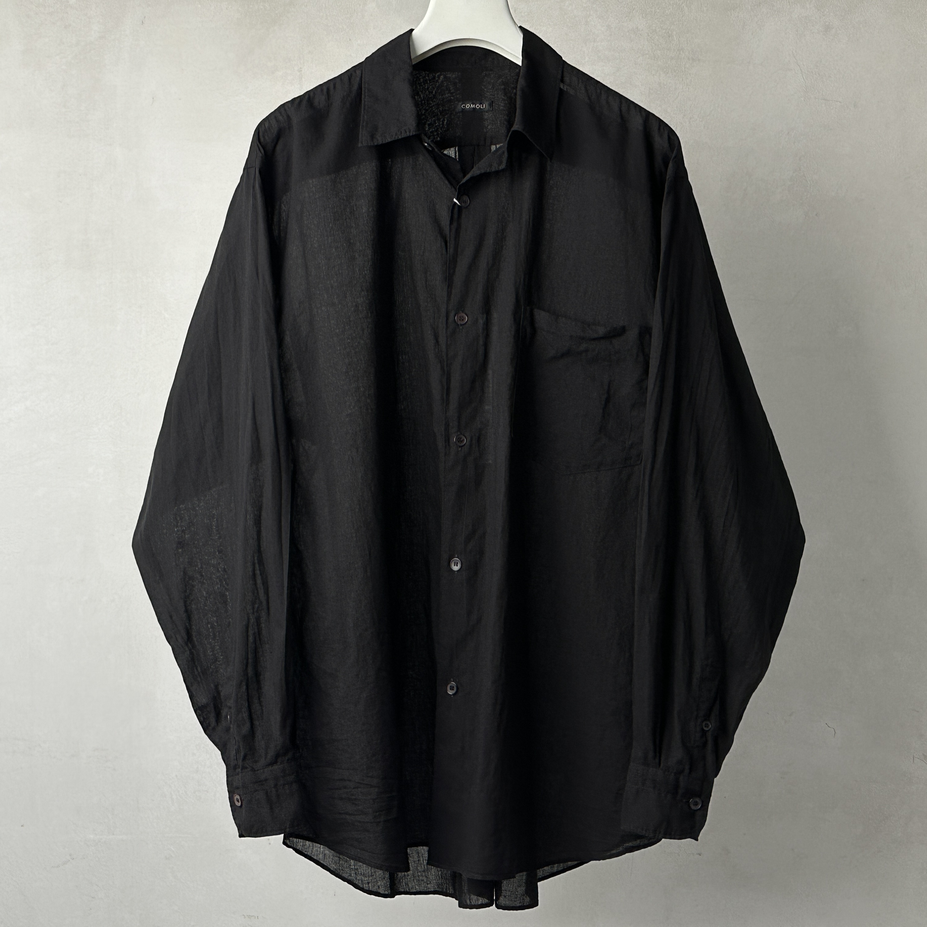 COMOLI 25SS KHADIコットン コモリシャツ 1