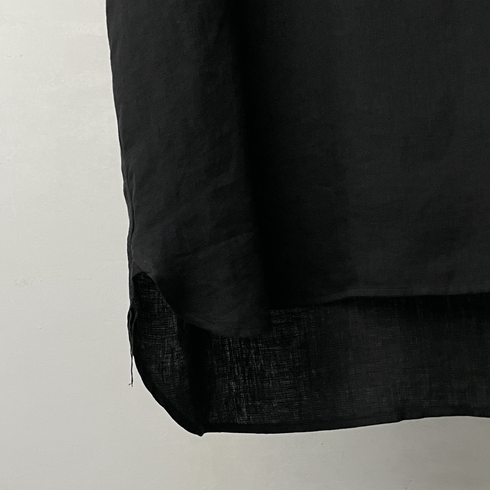 LINEN DOUBLE CLOTH PULLOVER SHIRT – kettle